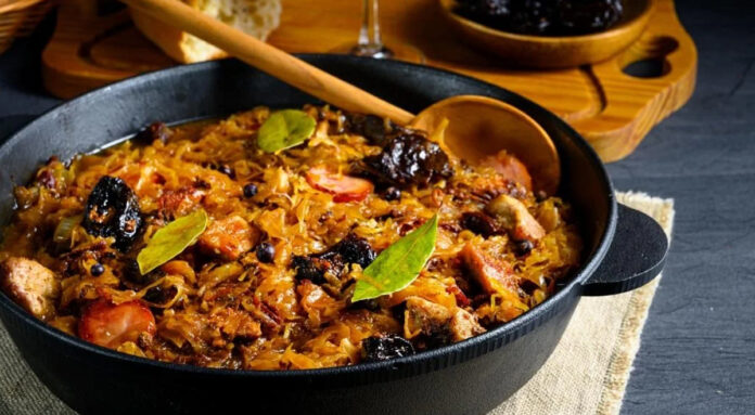 Bigos with Pork and Prunes