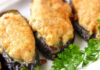 Aromatic Fried Eggplants with Cheese and Garlic