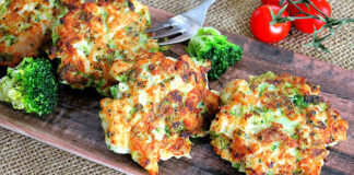 Chicken and Broccoli Pancakes