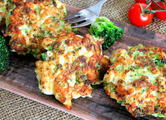 Chicken and Broccoli Pancakes