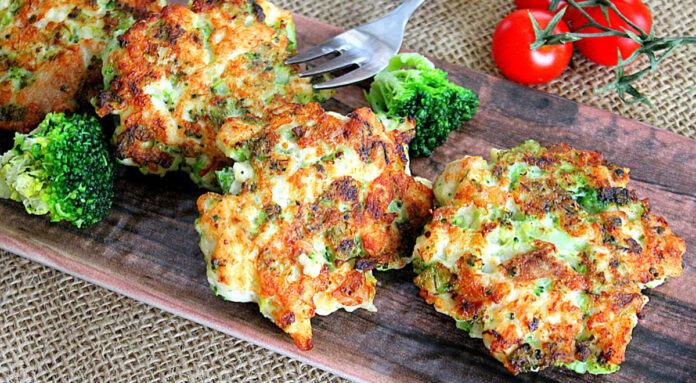 Chicken and Broccoli Pancakes