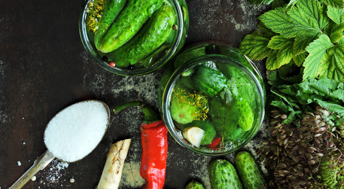 Pickled cucumbers