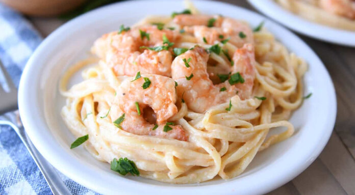 Garlic Shrimp Pasta Recipe