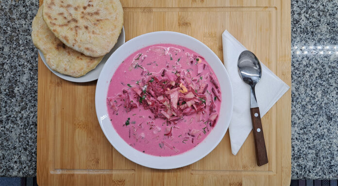 Ukrainian Cold Beet Soup