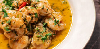 Sautéed Shrimps with Chili and Rosemary