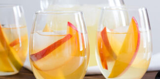 White Sangria with a Peachy Twist