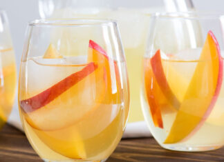 White Sangria with a Peachy Twist