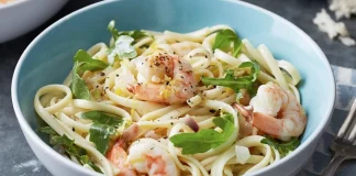 Chili Prawn Linguine