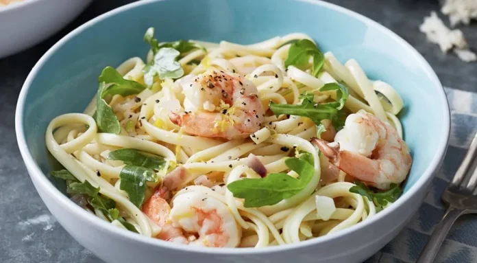 Chili Prawn Linguine