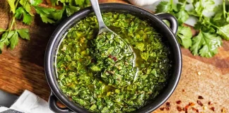 Chimichurri classic Argentine sauce