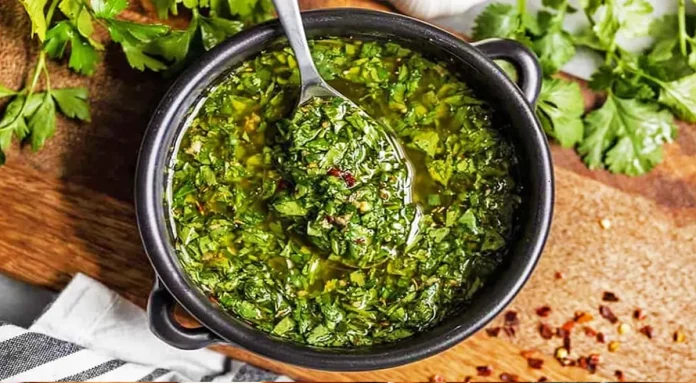 Chimichurri classic Argentine sauce