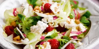 Goat Cheese and Raspberry Salad Recipe