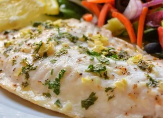 Lemon-Infused Baked Tilapia