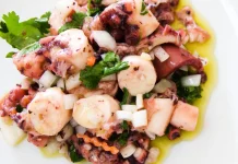 Vinegar-Infused Octopus Salad Recipe