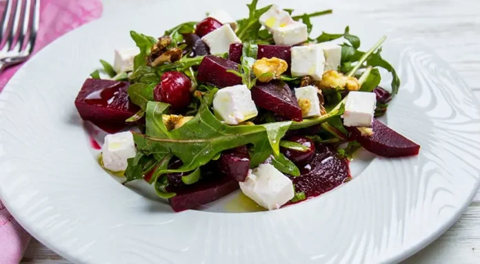 Beet and Cherry Salad