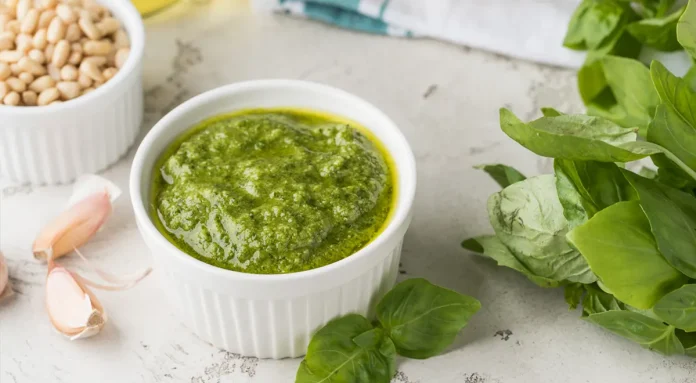 Vibrant Homemade Pesto Sauce