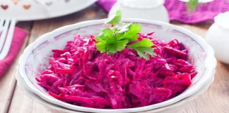 Savory Beet Salad with Garlic