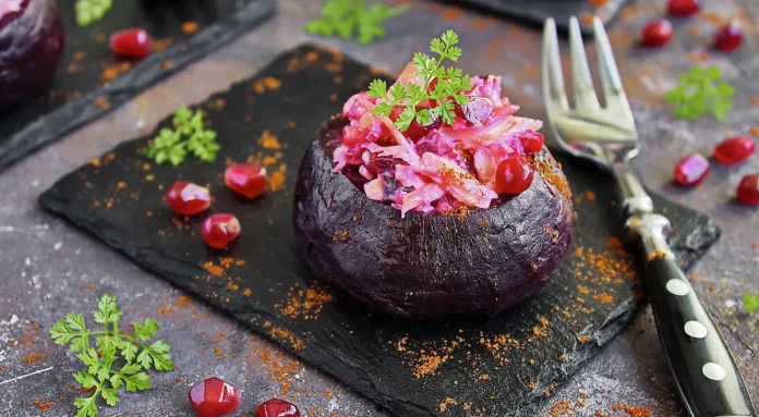 Stuffed Beetroot